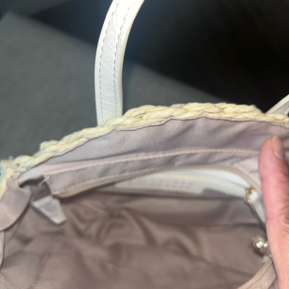 LC Lauren Conrad Cream Round Shoulder Bag - Picture 6 of 10